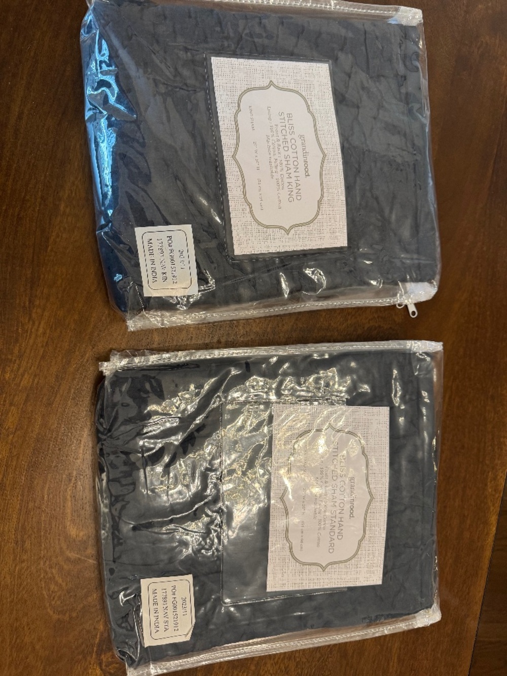 GrandinRoad Bliss King Sized Shams (set of 2)